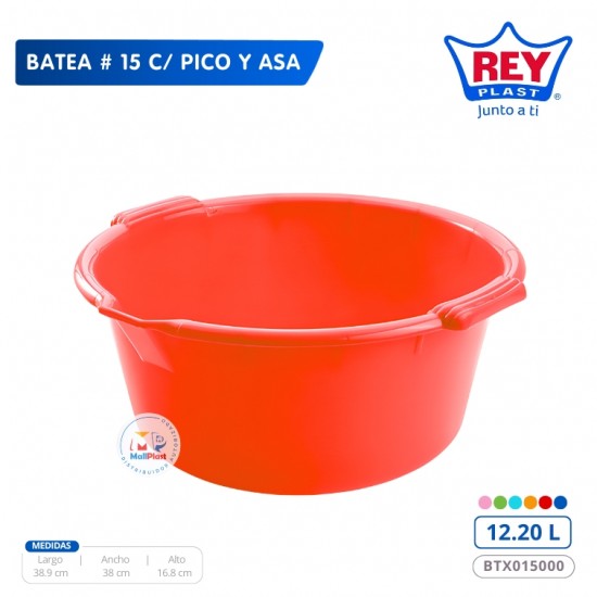 Batea N°15 C/Pico y Asa Rey
