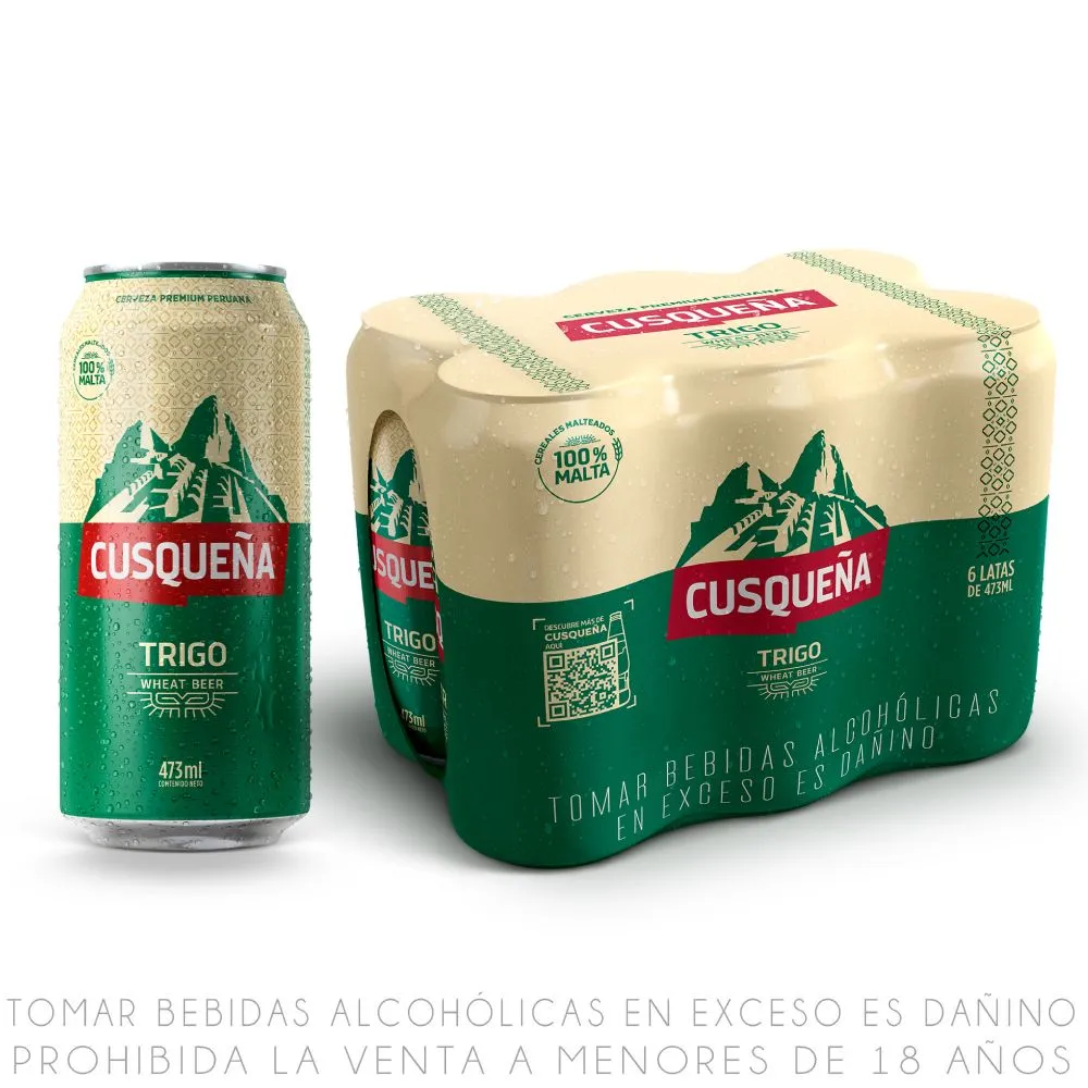 Cusqueña Trigo LT 473ml Six Pack