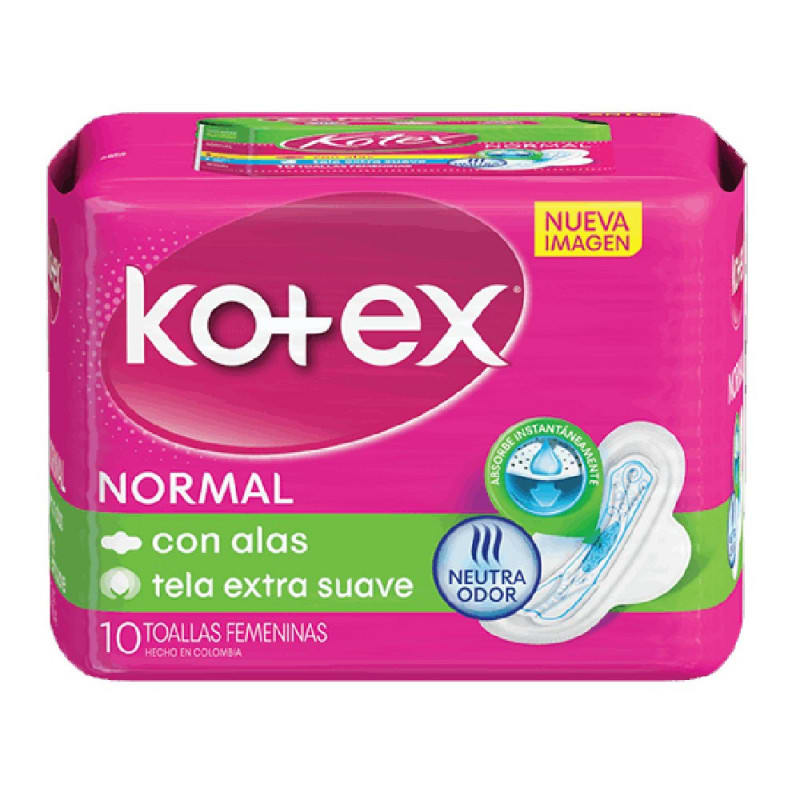Kotex Normal 10 Toallitas