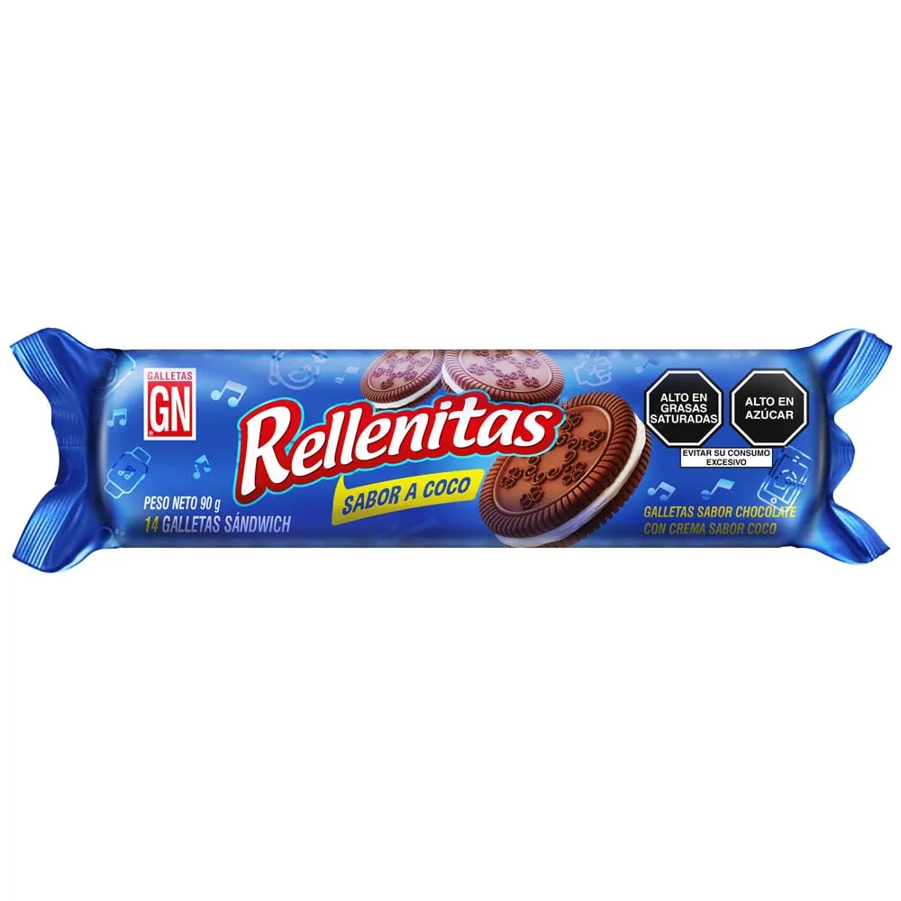 Galleta rellenita Coco 90g
