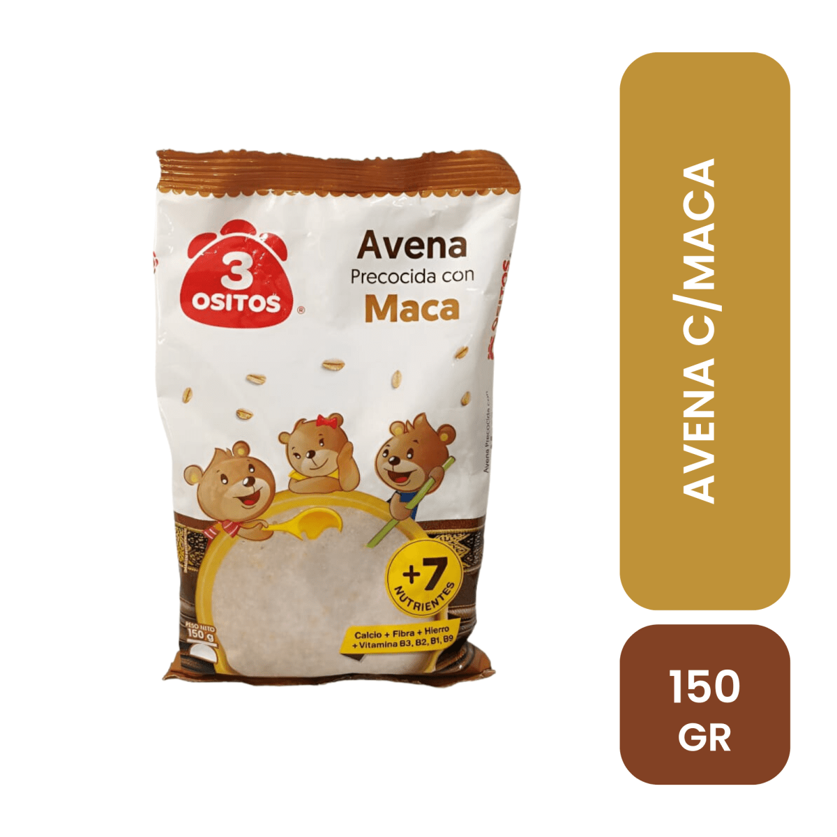 Avena 3 Ositos Maca 150g
