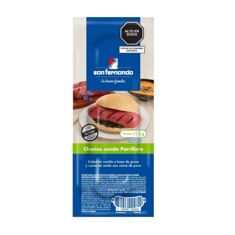 Chorizo cocido SF 11.2g