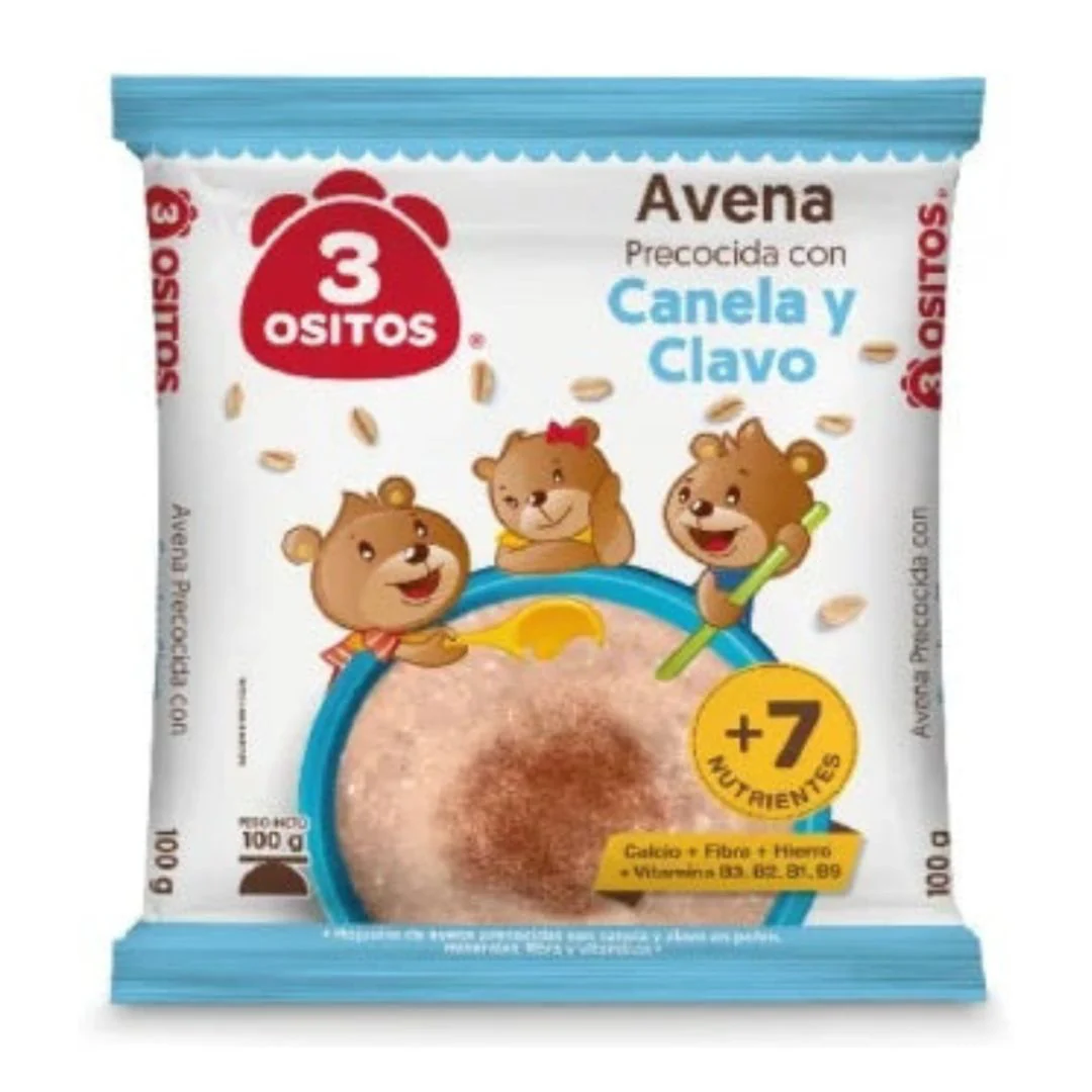 Avena Ositos Canela y clavo 100g